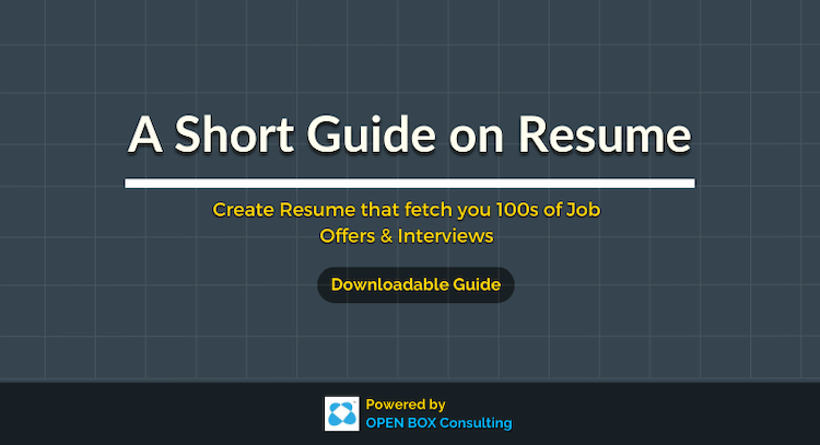 digital-product | A Short Guide on Resume