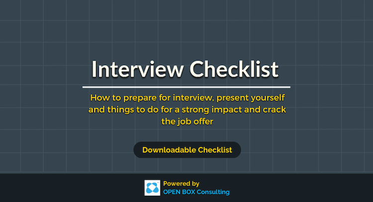 digital-product | Ace your Interview Checklist